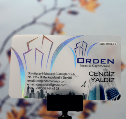 Şeffaf Kartvizit 1