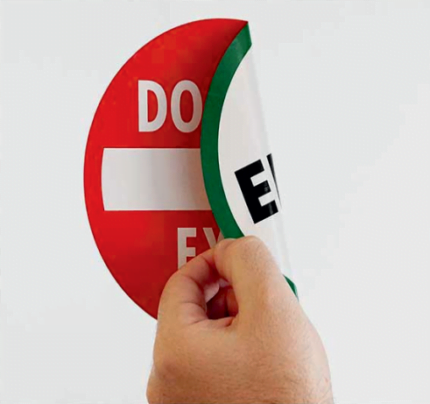 Sandviç Ve Ters Baskı Sticker 3