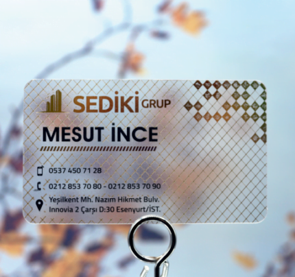 Şeffaf Kartvizit 3
